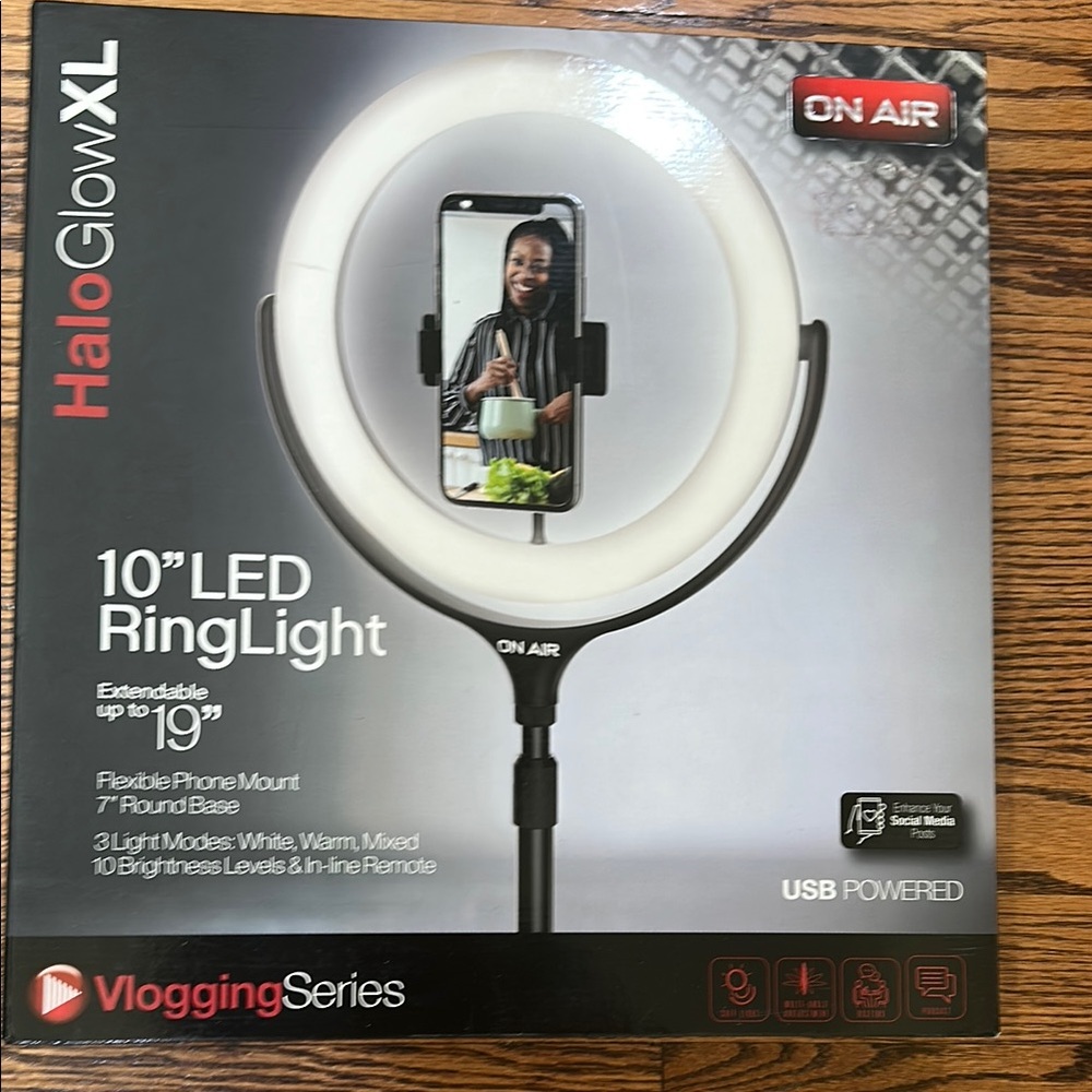 Halo Glow XL 10” ring light